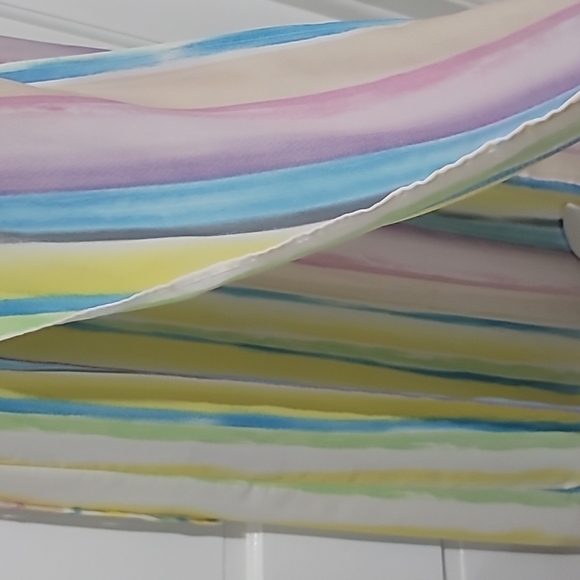 Buddy Love Shelly Unicorn Rainbow Pastel Stripe Maxi Dress Size L - Picture 9 of 13